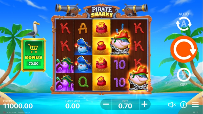  - Pirate Sharky  Playson   